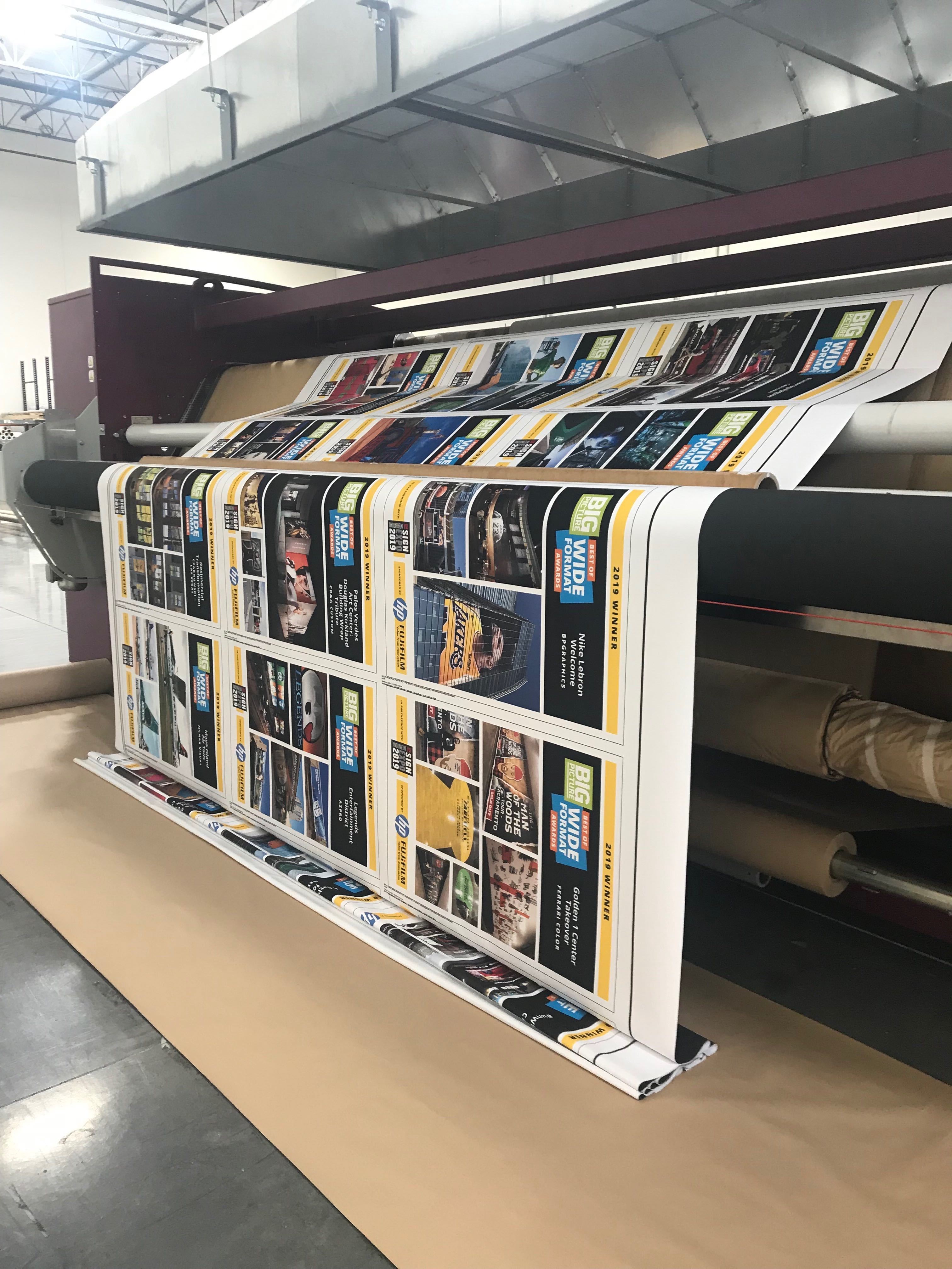 Pam Richards, a Big Picture Women in Print Award recipient, and her team at Color Gamut Digital Imaging (cgdi.co) in Las Vegas printed the custom 2019 awards highlighting each project. 