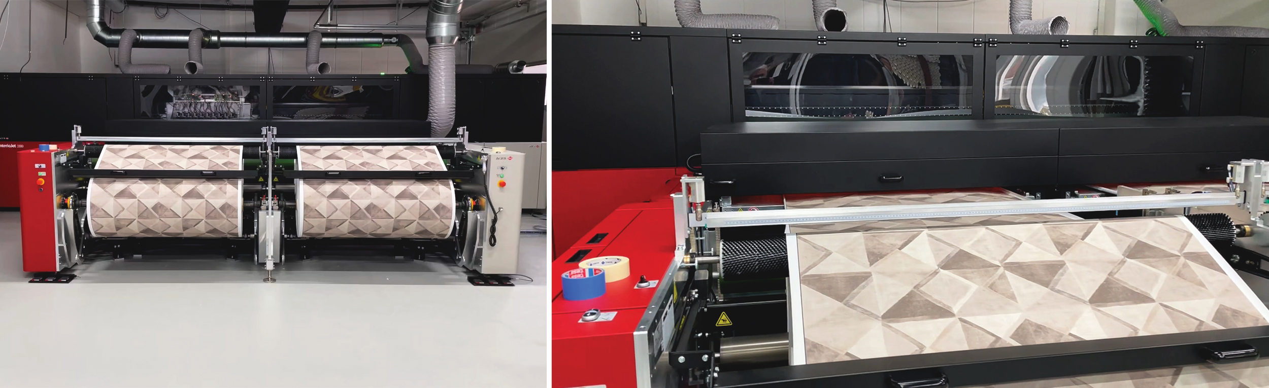Digital printing allows for a myriad of applications in nearly every market segment. Photos courtesy of Chiyoda Europe NV.
