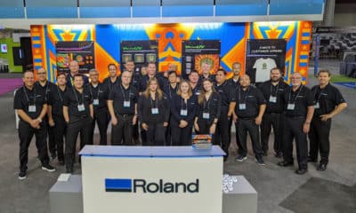 The Roland DGA team at the ISA International Sign Expo in May.