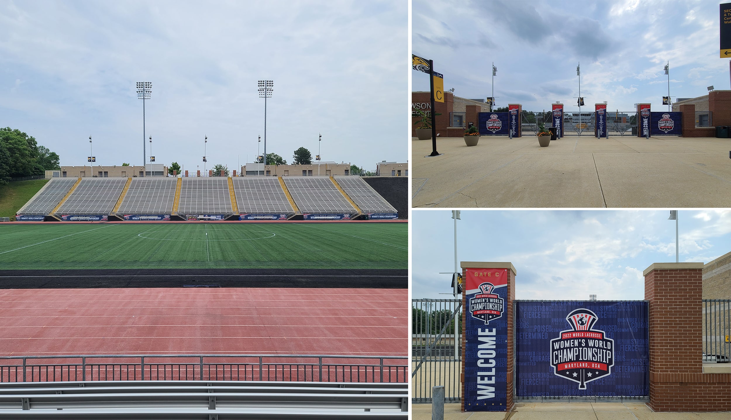 Towson's event spaces and sports fields got a makeover to play host to elite athletes from across the globe.