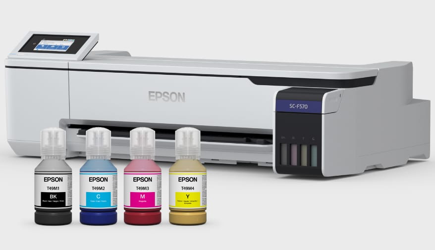 Epson SureColor Pro F570 24 Sublimation Printer w/ 8-in-1 Heat Press