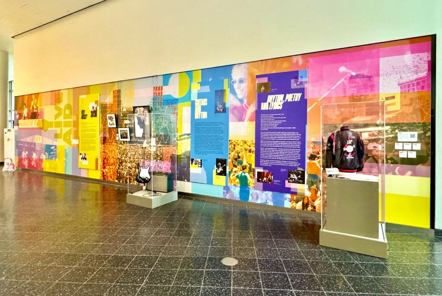 Color Reflections strikes a chord with lively music exhibit graphics.
